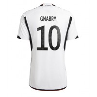 Moški Nogometni dresi Nemčija Serge Gnabry #10 Domači SP 2022 Kratek Rokav